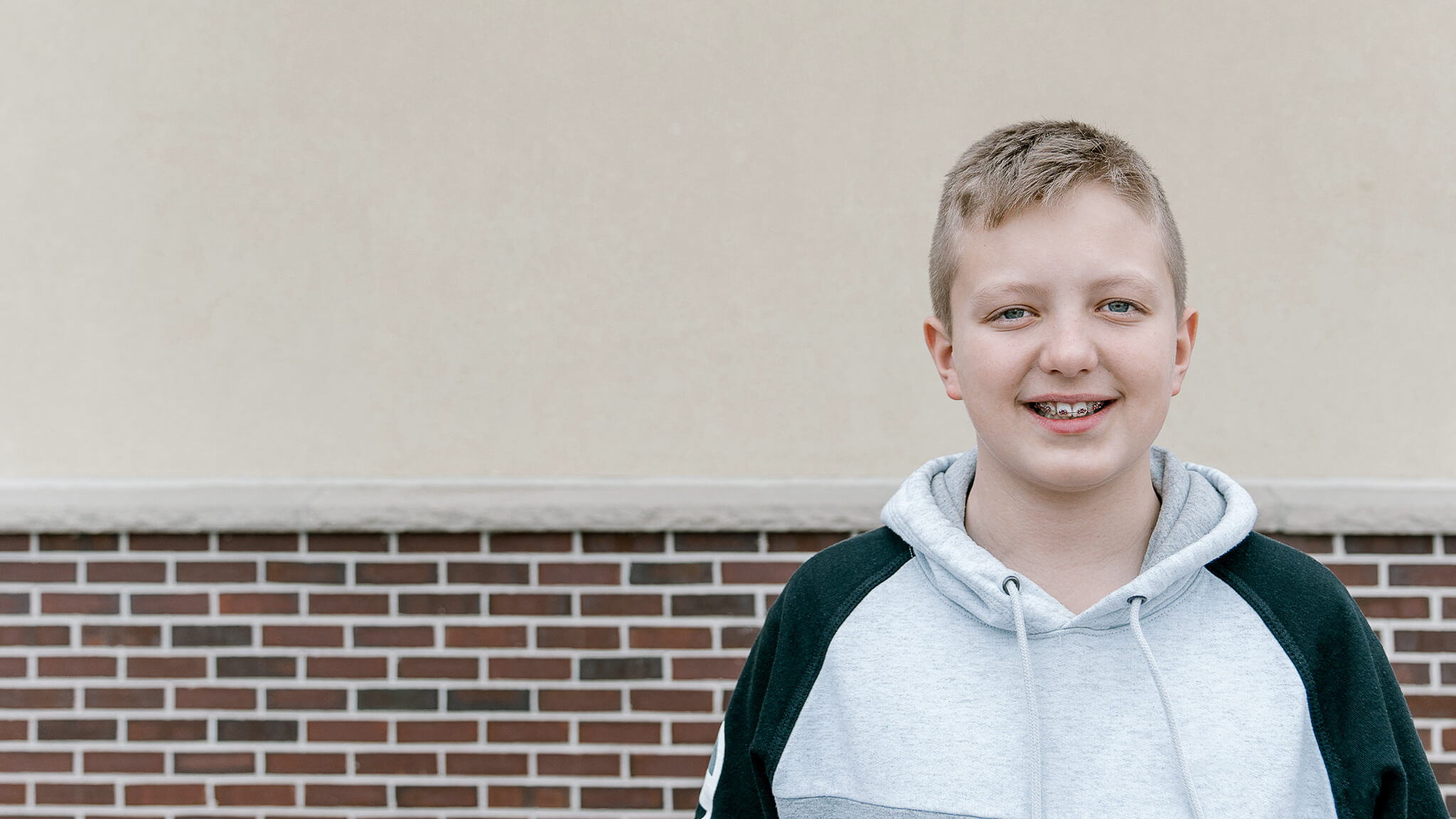 boy smiling